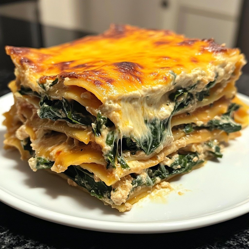 Sunday Spinach Lasagna