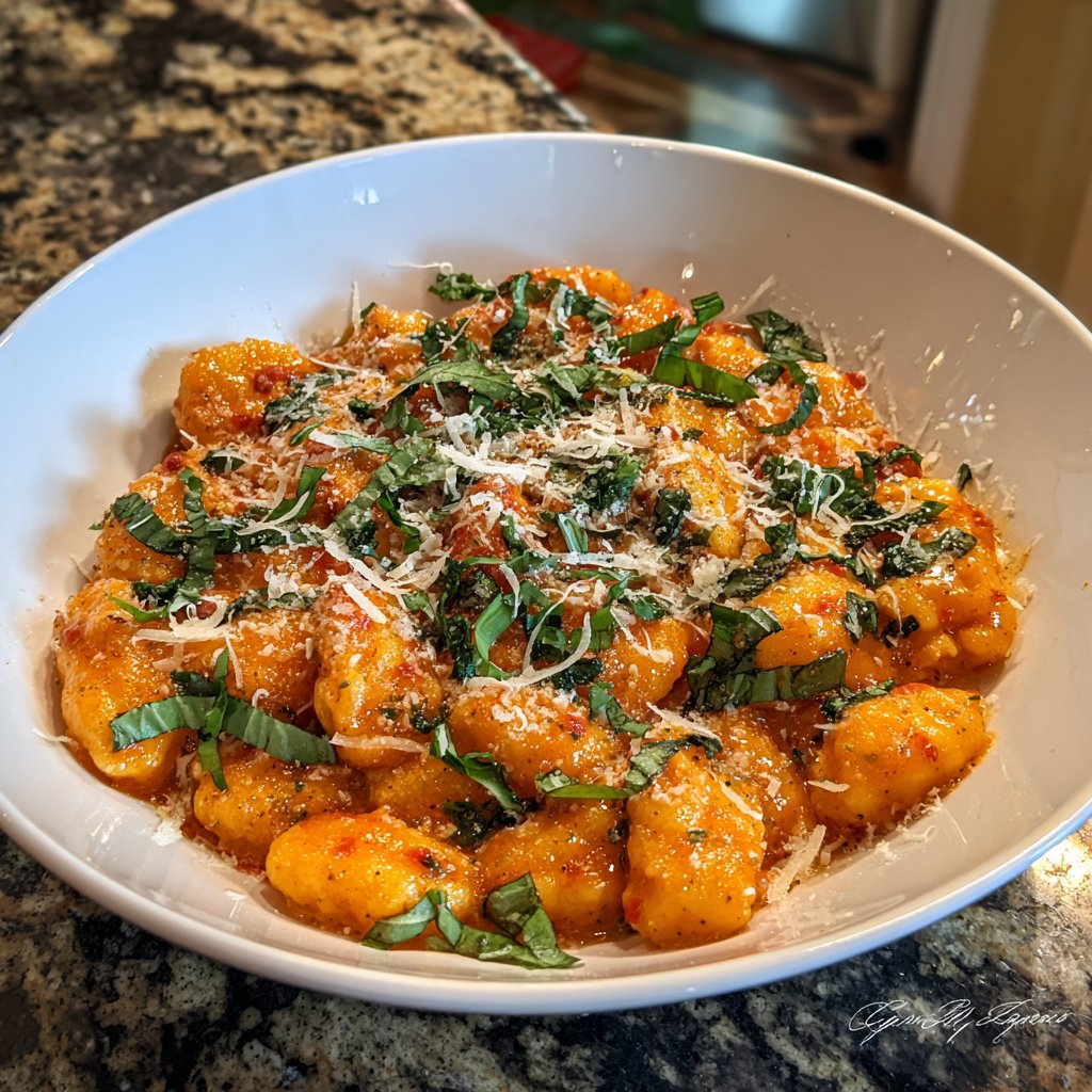 Sunday Tomato Basil Gnocchi