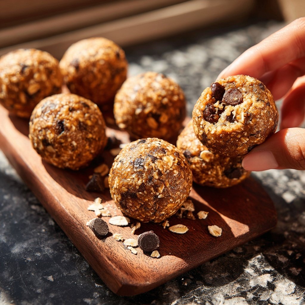 Protein Balls with Almond Milk