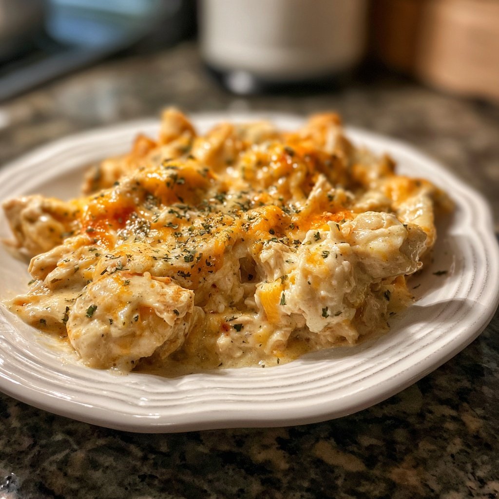 Creamy Low Carb Chicken Casserole