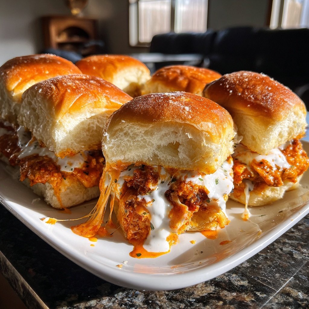 Buffalo Chicken Sliders