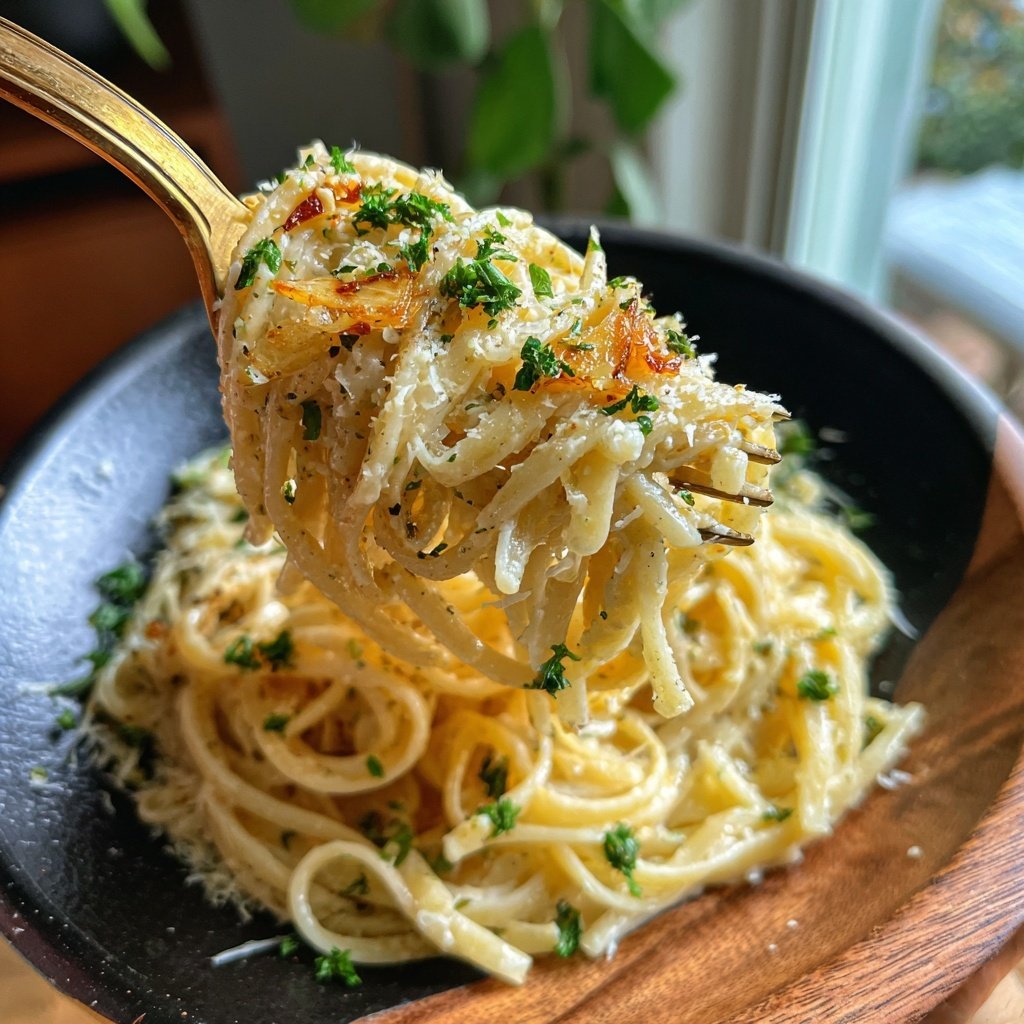 Quick & Easy 15-Minute Garlic Pasta