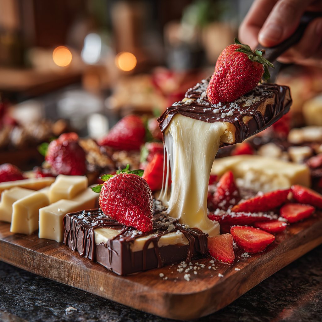 Cheese and Chocolate Valentine Board