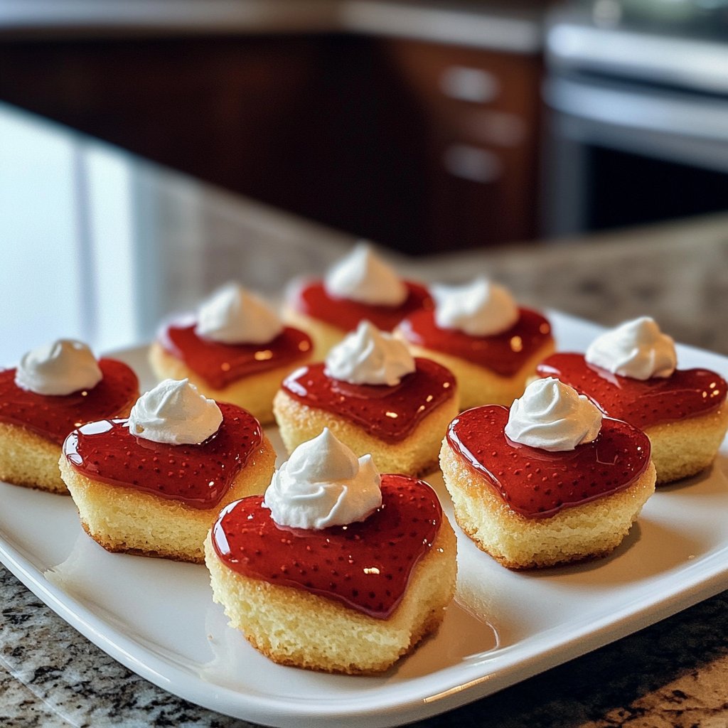Cute Mini Heart Cake Ideas