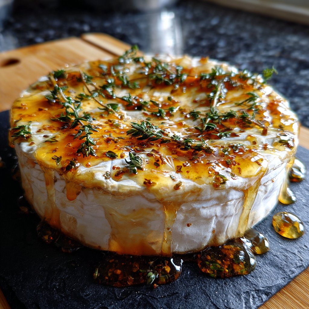 Camembert with Honey and Thyme