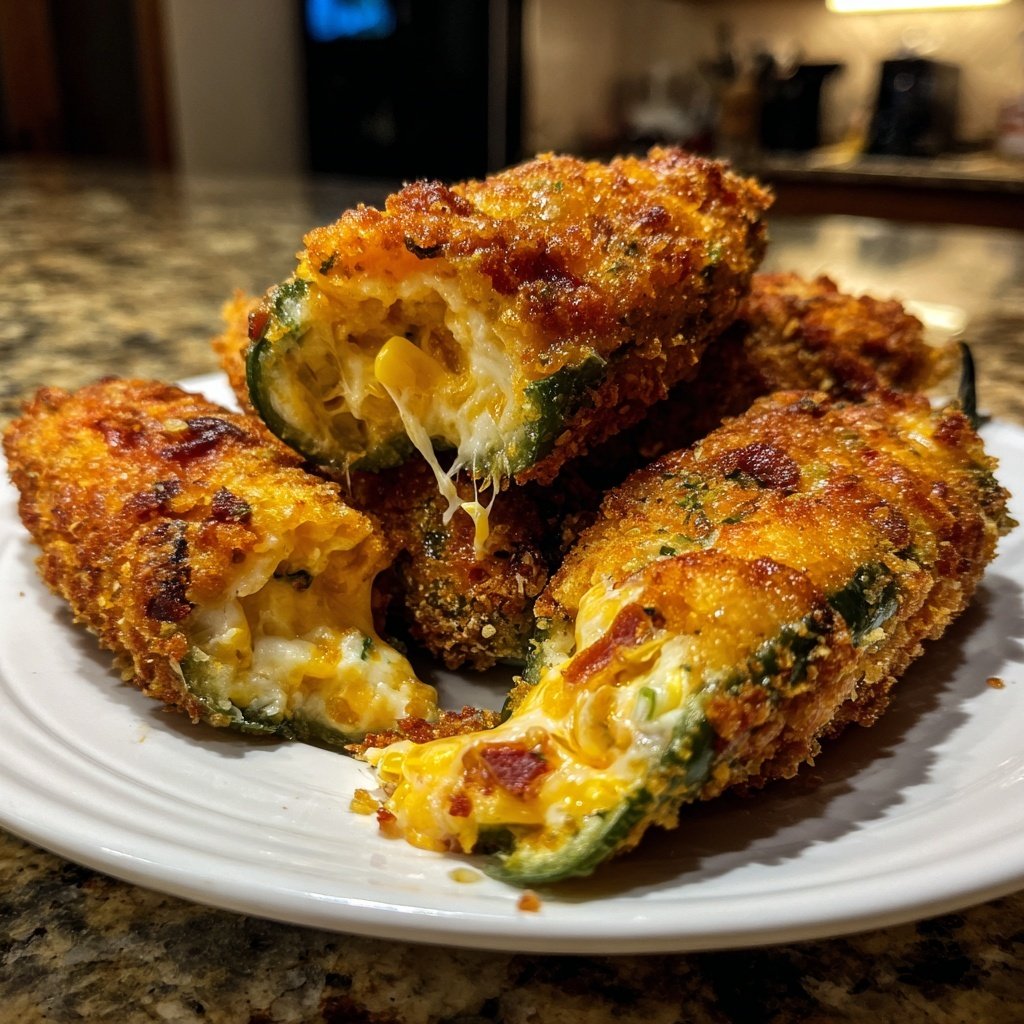 Jalapeno Poppers Stuffed with Corn