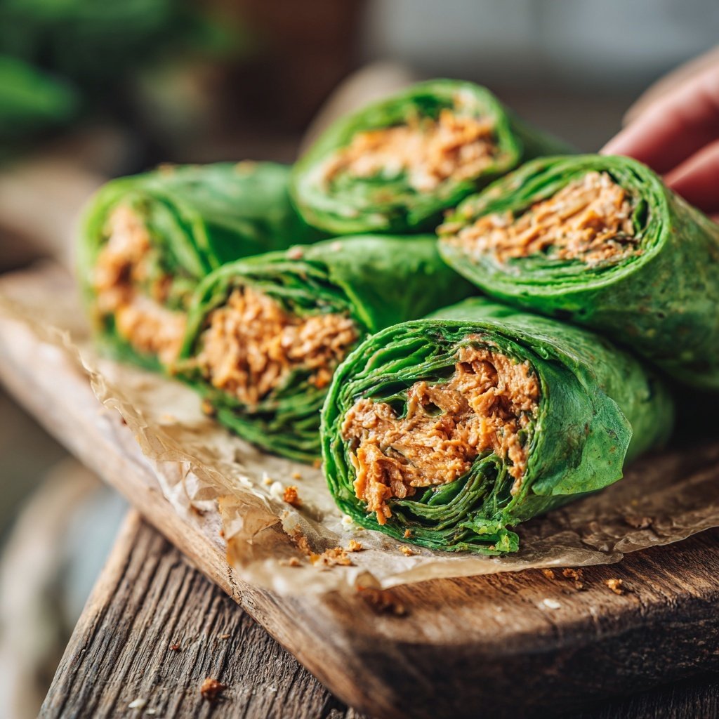 Healthy Lunch Chickpea Wraps