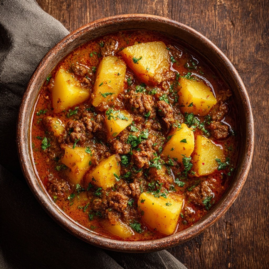 Ground Beef And Potato Curry