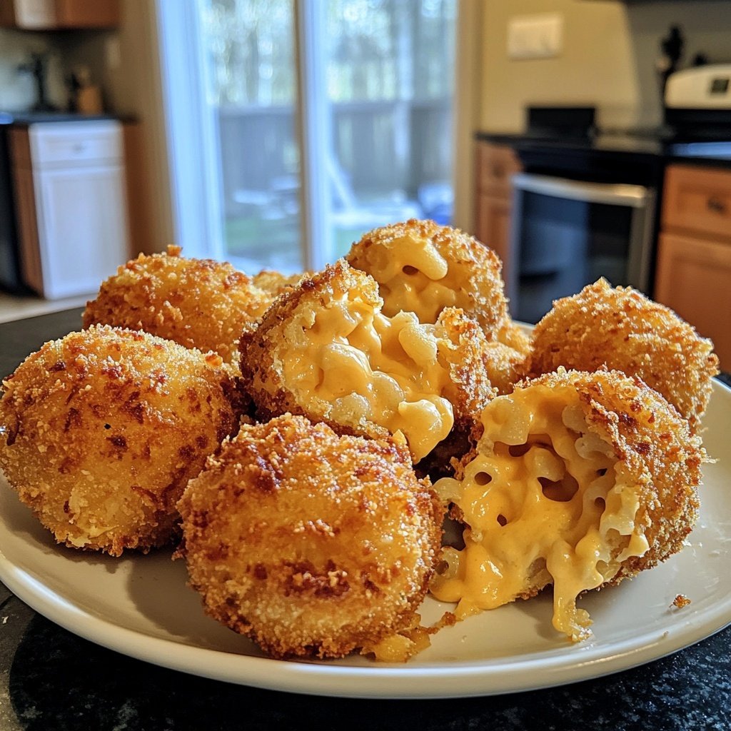 Fried Mac and Cheese Bites